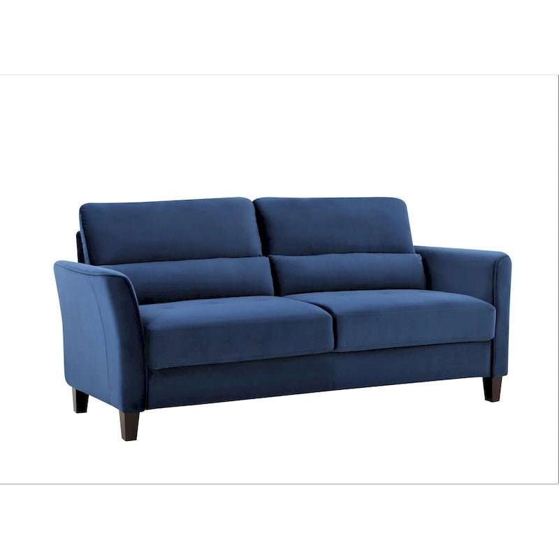 Sofa im Mid-Century-Modern-Stil mit gepolsterten, schrägen Armlehnen fürs Wohnzimmer, 77.95