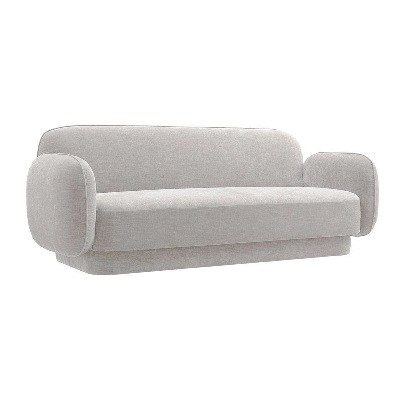 Sofa aus strukturiertem Samt - 84.7W x 34.3D x 32.1H