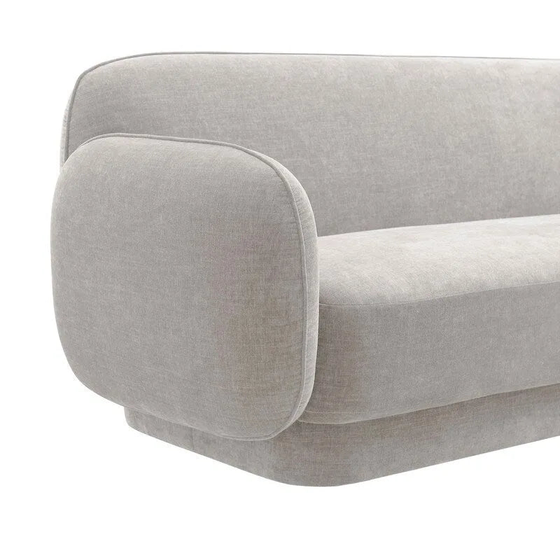 Sofa aus strukturiertem Samt - 84.7W x 34.3D x 32.1H