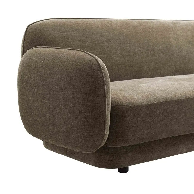 Sofa aus strukturiertem Samt - 84.7W x 34.3D x 32.1H