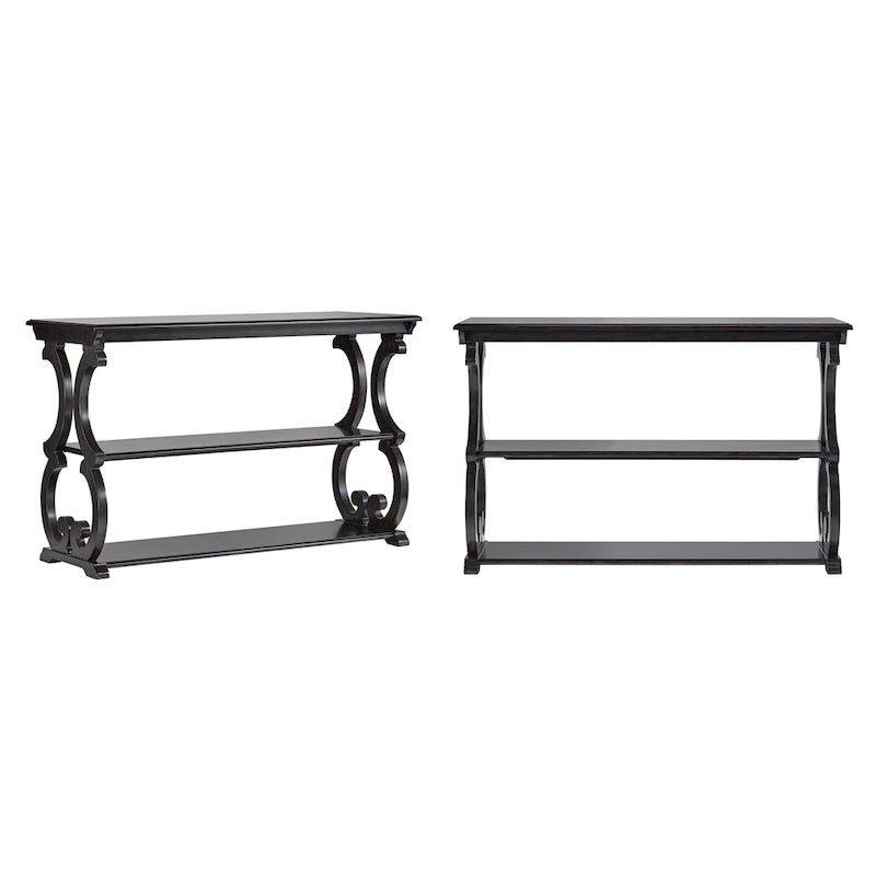 Table de canapé en bois sculpté