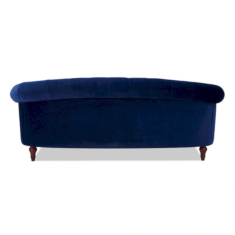 Sofa aus Samt mit Knopfheftung im Mid-Century-Modern-Stil, 84