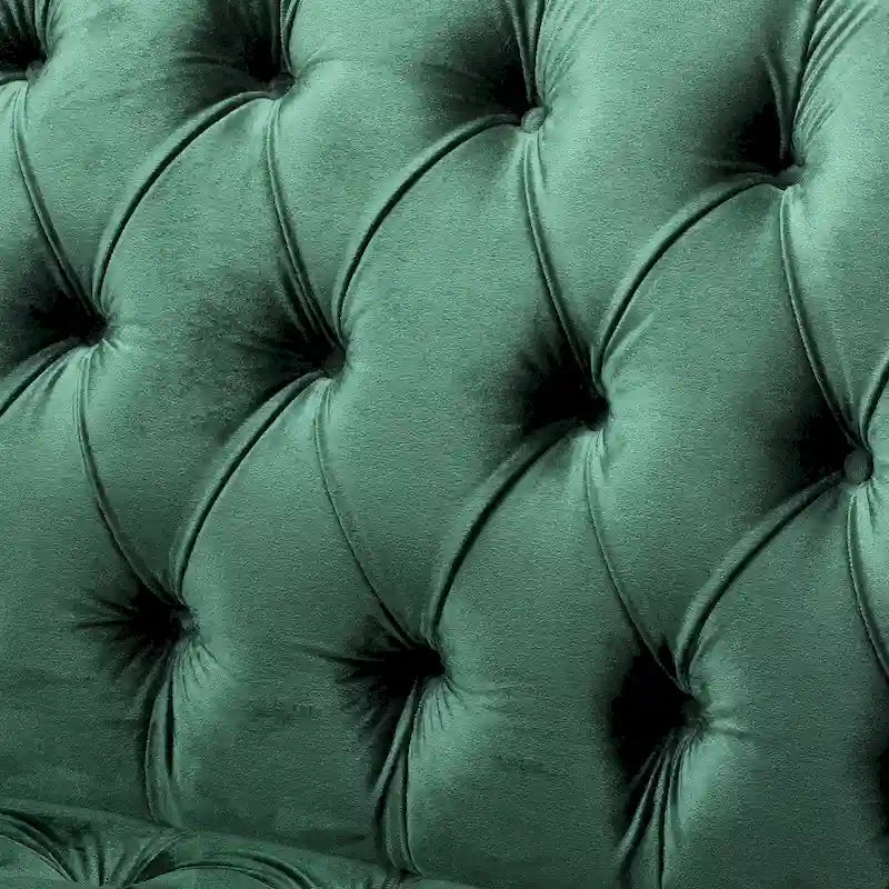 Modernes glamouröses Sofa aus Samt mit Knopfheftung