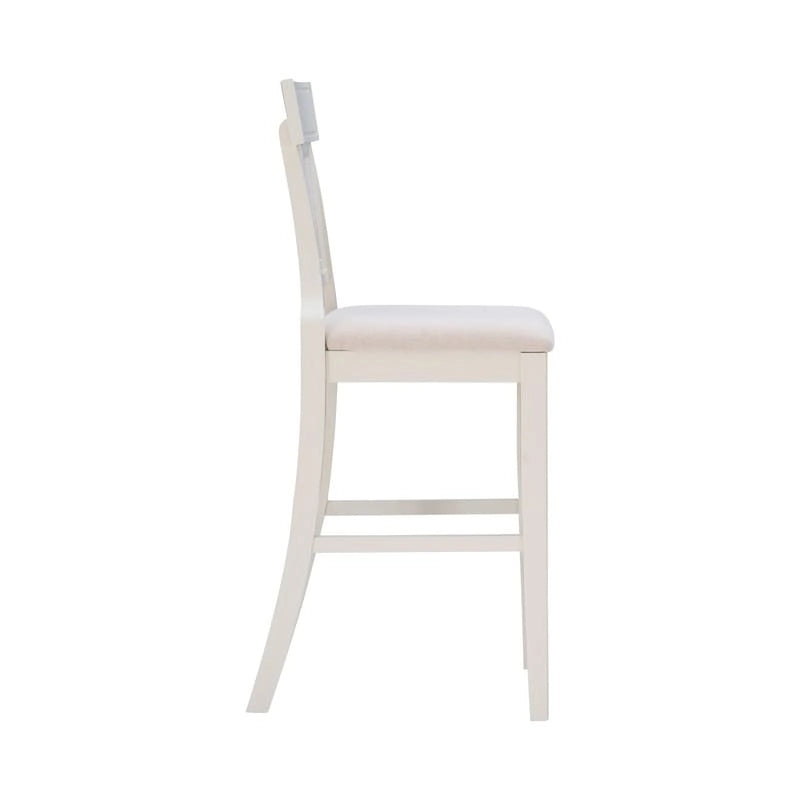 Handgeflochtener Barhocker im Landhausstil aus Rattan