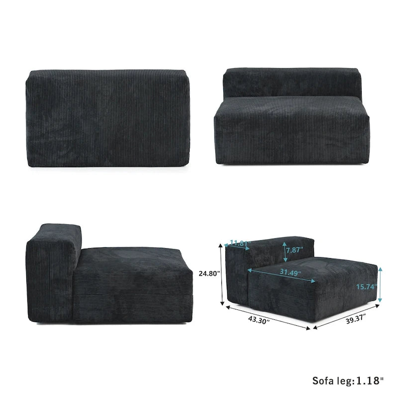 142 moderne Cordsofas – klassische Sofas mit tiefen Sitzflächen