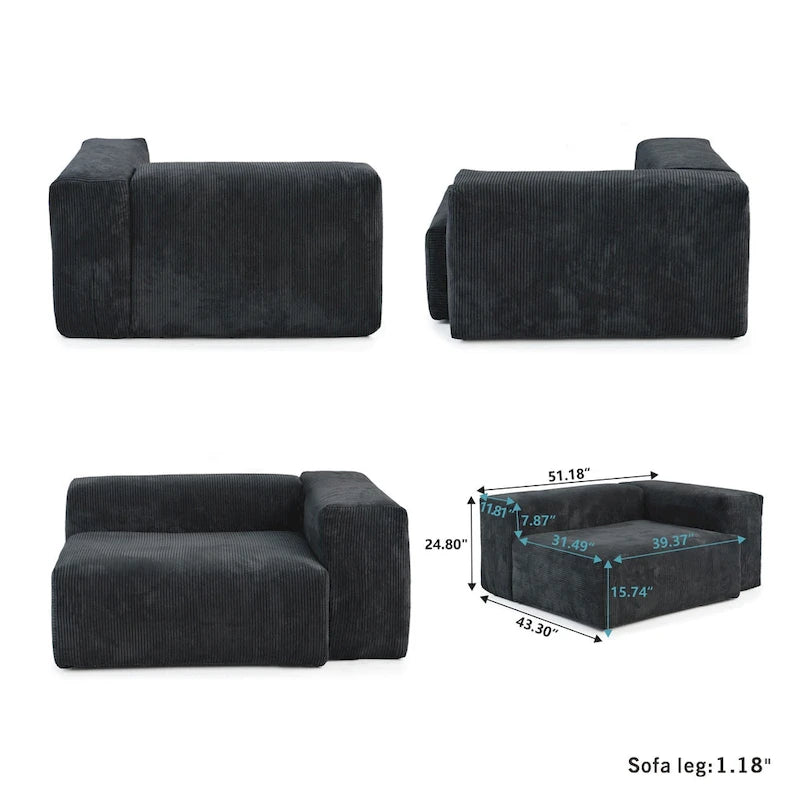 142 moderne Cordsofas – klassische Sofas mit tiefen Sitzflächen
