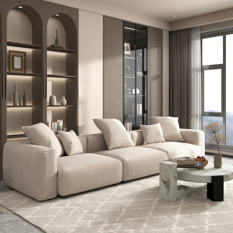 142 moderne Cordsofas – klassische Sofas mit tiefen Sitzflächen
