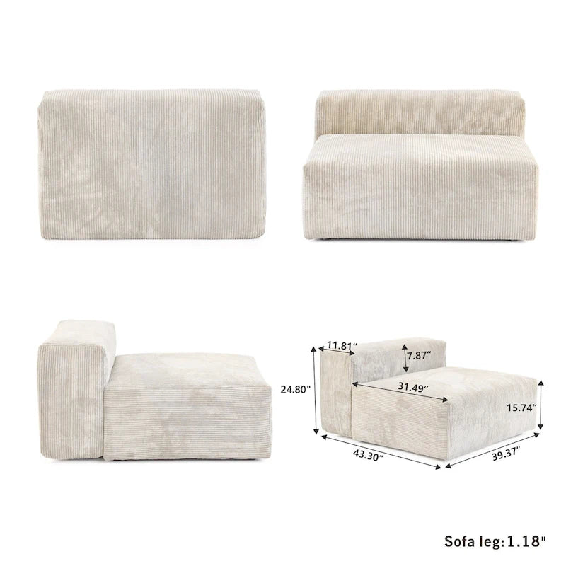142 moderne Cordsofas – klassische Sofas mit tiefen Sitzflächen