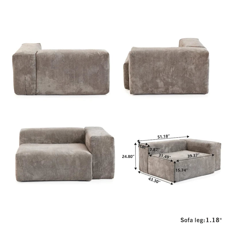 142 moderne Cordsofas – klassische Sofas mit tiefen Sitzflächen