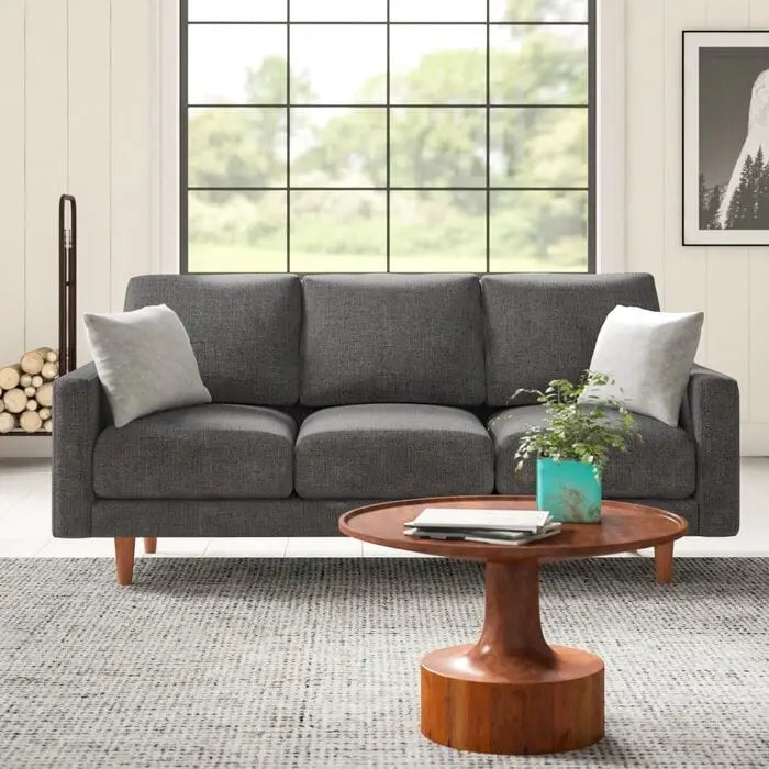 Sofa mit quadratischen Armlehnen, 71.7