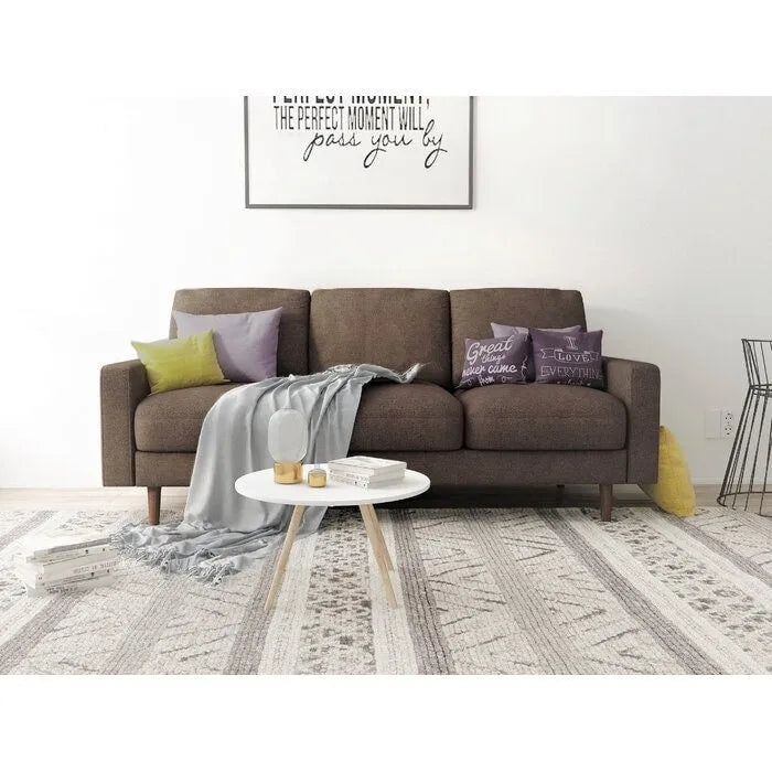 Sofa mit quadratischen Armlehnen, 71.7