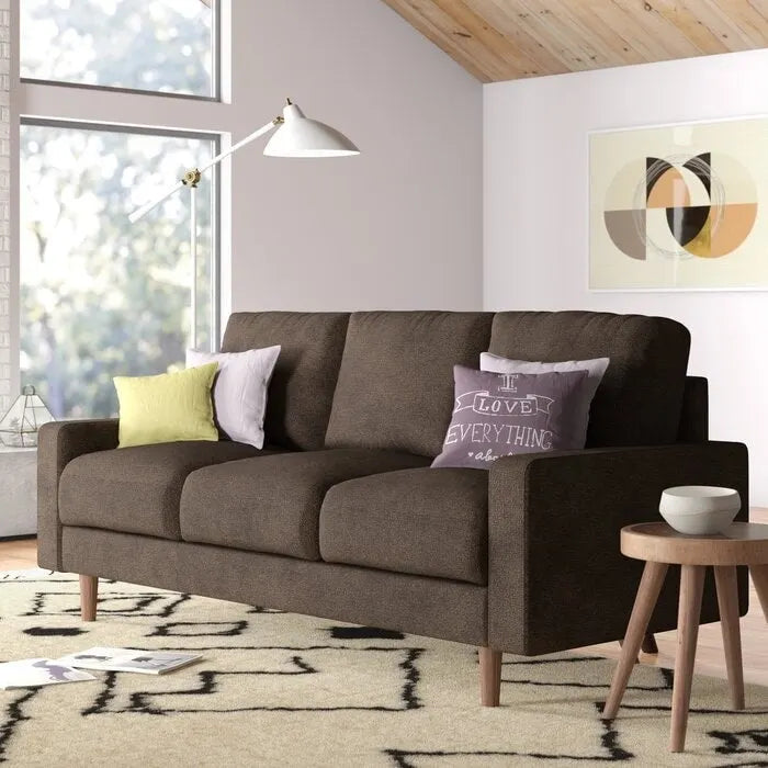 Sofa mit quadratischen Armlehnen, 71.7