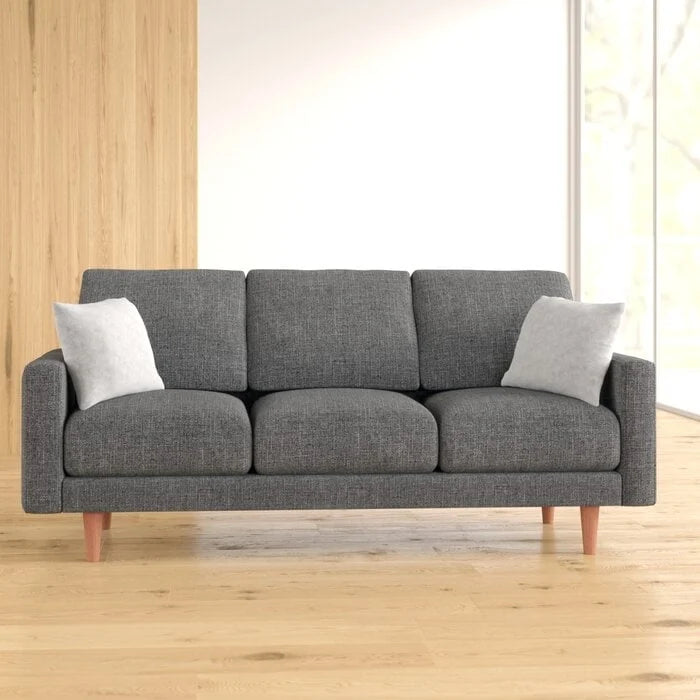 Sofa mit quadratischen Armlehnen, 71.7