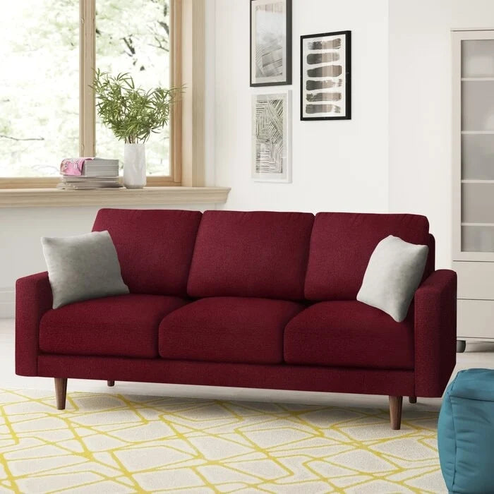 Sofa mit quadratischen Armlehnen, 71.7