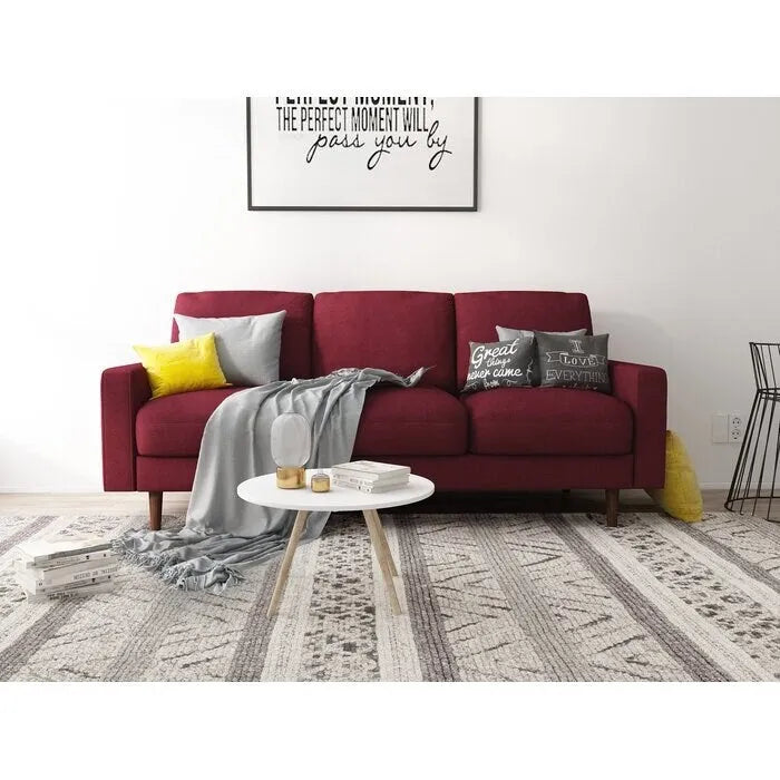 Sofa mit quadratischen Armlehnen, 71.7