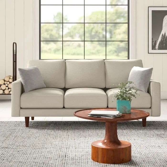 Sofa mit quadratischen Armlehnen, 71.7