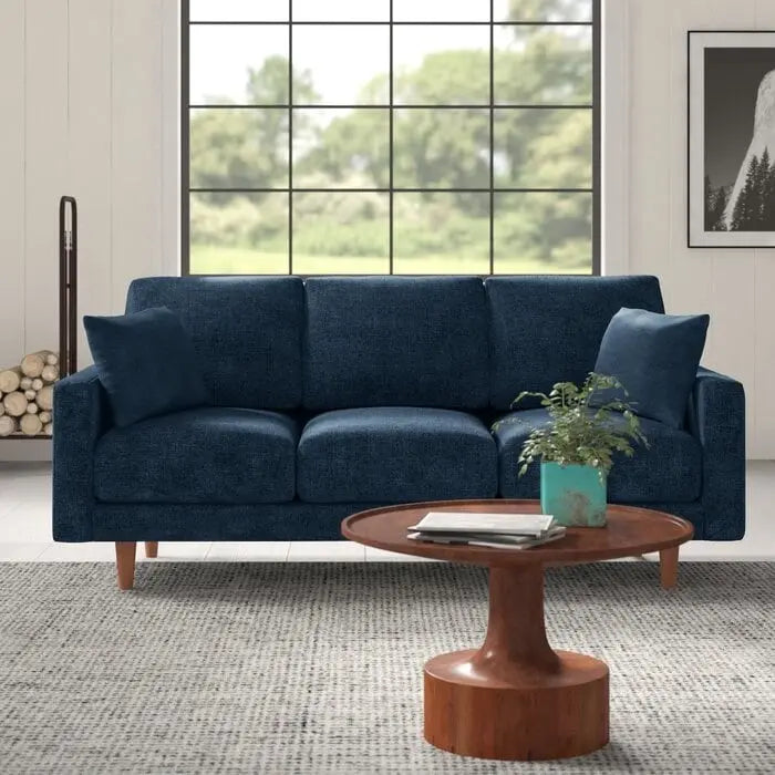 Sofa mit quadratischen Armlehnen, 71.7