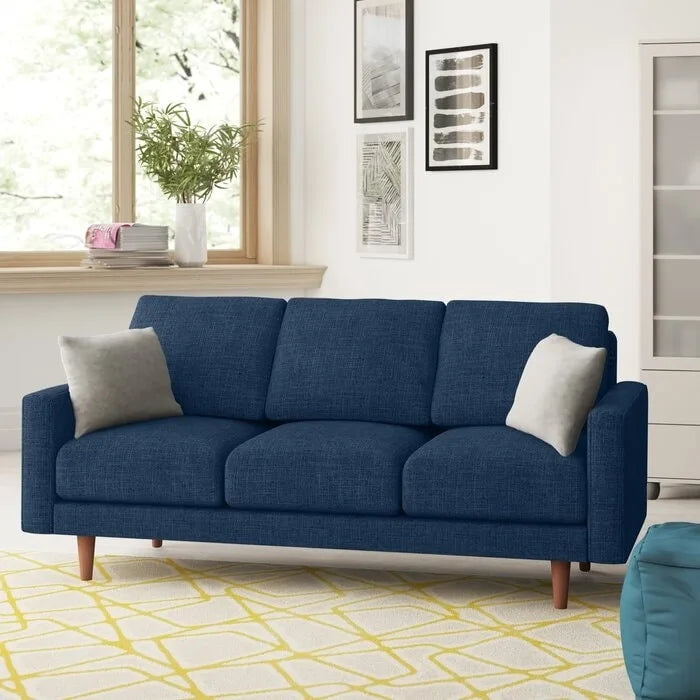 Sofa mit quadratischen Armlehnen, 71.7