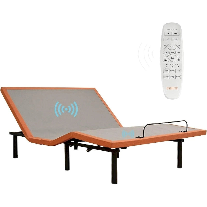 Verstellbares Bettgestell mit Massagefunktion