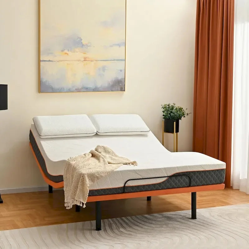 Verstellbares Bettgestell mit Massagefunktion
