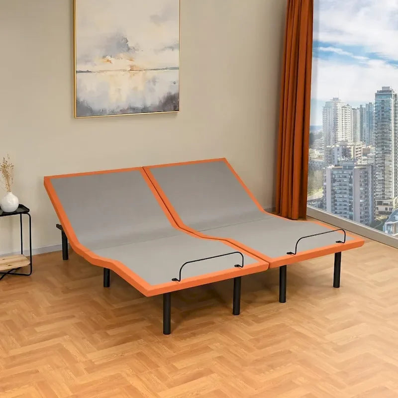 Verstellbares Bettgestell mit Massagefunktion