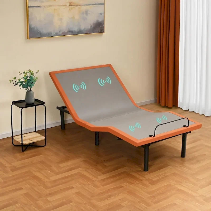 Verstellbares Bettgestell mit Massagefunktion