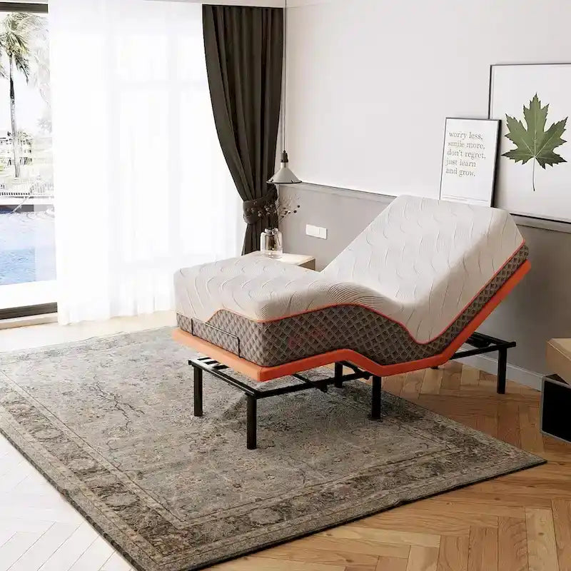 Verstellbares Bettgestell mit Massagefunktion