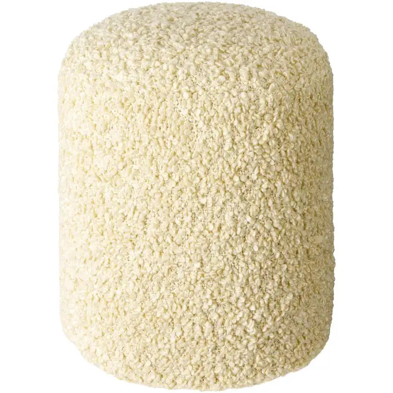 Flauschiger Pouf mit Schlingenflor, 18 inch hoch, aus Polyester