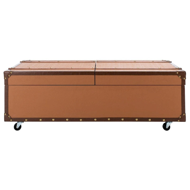 Couchtisch mit Stauraum und Weinregal – 47.2" W x 23.6" L x 15.4" H – 47" W x 24" D x 15" H