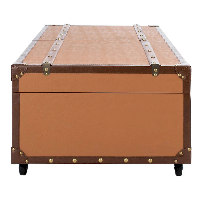 Couchtisch mit Stauraum und Weinregal – 47.2" W x 23.6" L x 15.4" H – 47" W x 24" D x 15" H