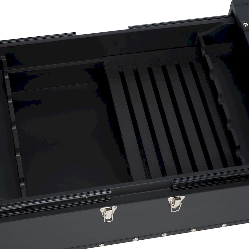 Couchtisch mit Stauraum und Weinregal – 47.2" W x 23.6" L x 15.4" H – 47" W x 24" D x 15" H