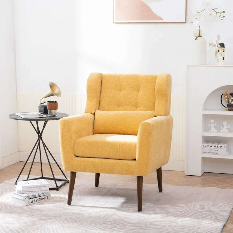 Moderner Akzentsessel, bequemer Lesesessel und Lounge-Sessel mit Armlehnen