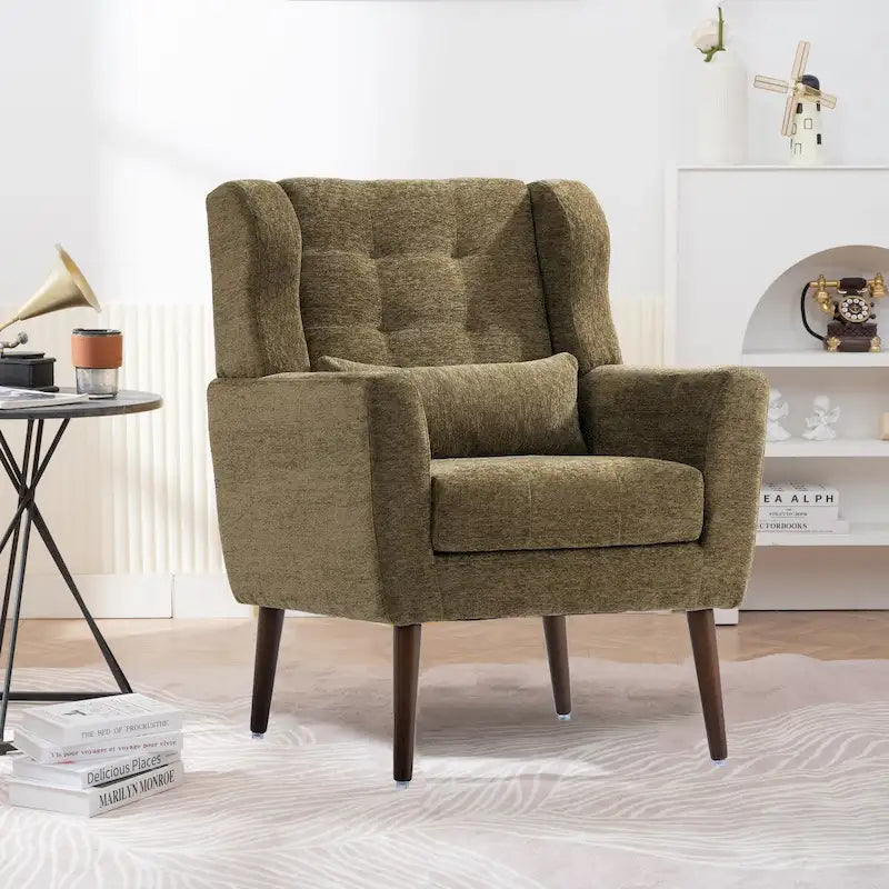 Moderner Akzentsessel, bequemer Lesesessel und Lounge-Sessel mit Armlehnen