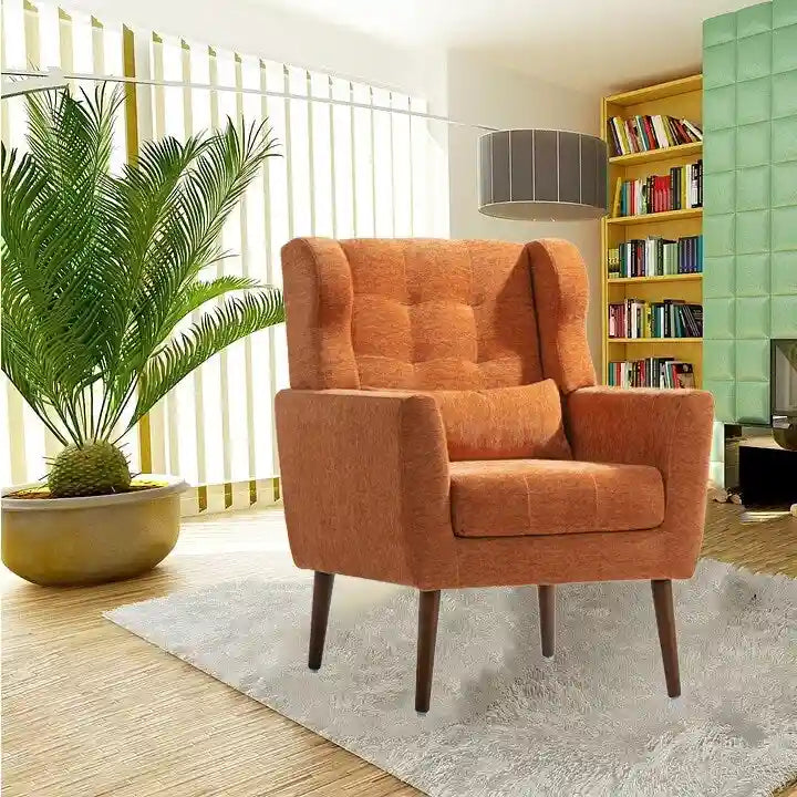 Moderner Akzentsessel, bequemer Lesesessel und Lounge-Sessel mit Armlehnen