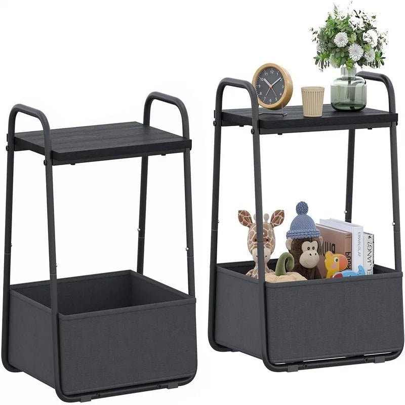 Beistelltisch-Set, 2-teilig - 16.93D x 14.57W x 24.02H