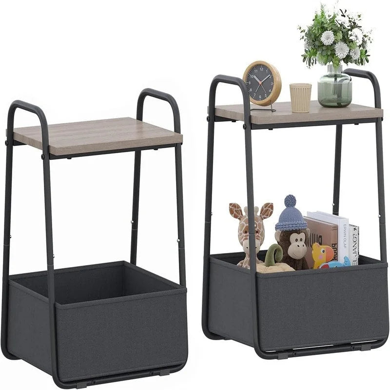 Beistelltisch-Set, 2-teilig - 16.93D x 14.57W x 24.02H