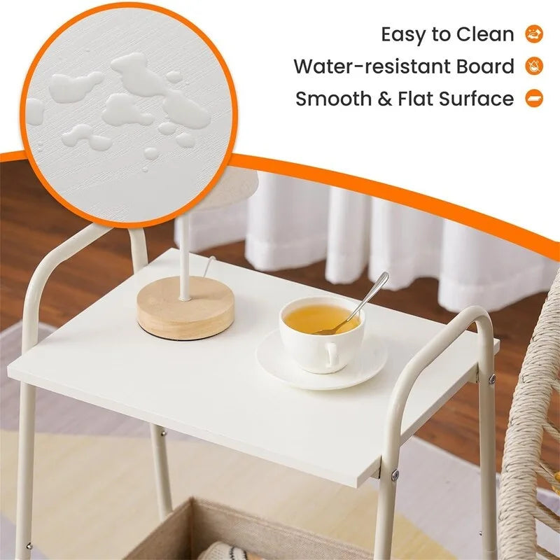 Beistelltisch-Set, 2-teilig - 16.93D x 14.57W x 24.02H