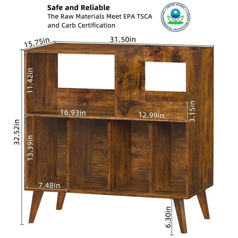 Großer Plattenspielerständer - 15.75D x 31.5W x 32.52H