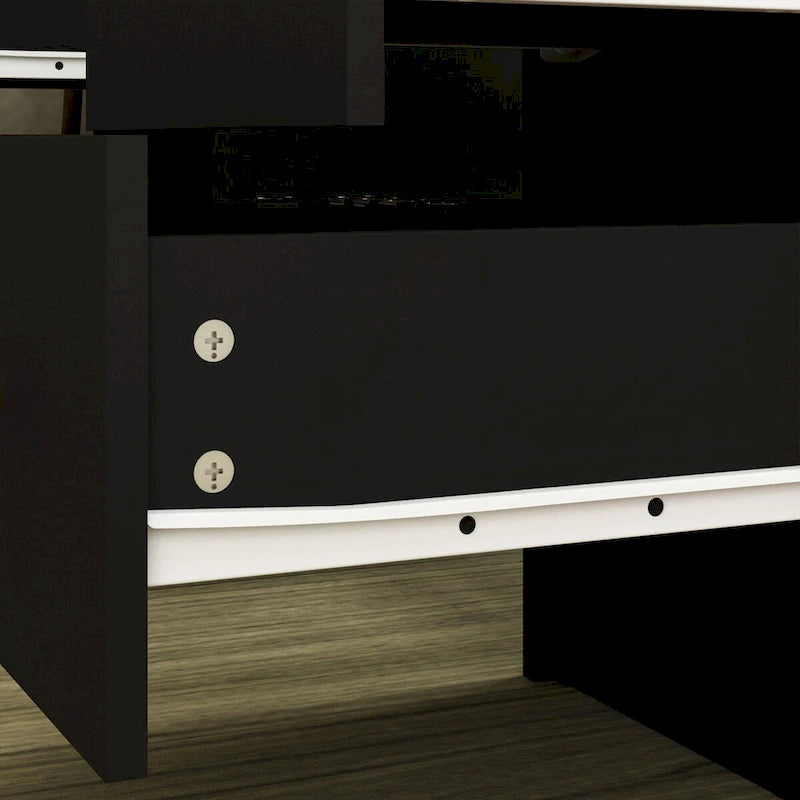 Schminktisch mit 3 Spiegeln, stilvoller Schminkorganizer mit 9 Schubladen